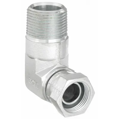 AEROQUIP Hydraulic Hose Adapter: 3/4 in x 1 in Fitting Size, Female x Male, NPSM x NPTF - NPSM-to-NPTF Steel Hydraulic Hose Adapters