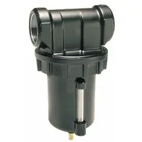 PARKER Compressed Air Filter: Particulate, 1 1/2 in NPT, 5 micron, 450 cfm, 175 psi Max Op Pressure (MPN F602-12WGR/M4)