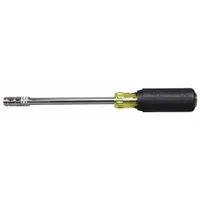 KLEIN TOOLS Hollow Round Shank Multi BitNut Driver: Straight, SAE, With Magnetized Tip, Straight (MPN 65129)