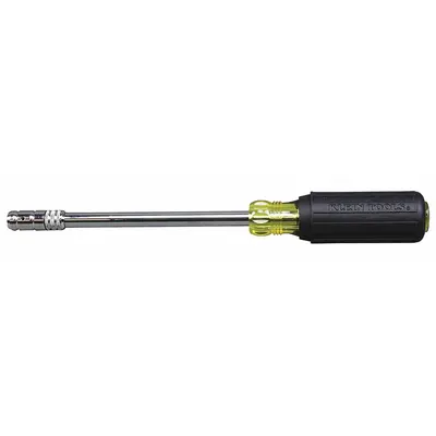 KLEIN TOOLS Hollow Round Shank Multi BitNut Driver: Straight, SAE, With Magnetized Tip - Multi-Bit Nut Drivers