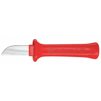 KNIPEX 98 52 Insulated Wire Stripping Knife, 7-1/2 in Overall, 2 in Blade - Wire-Stripping Knives