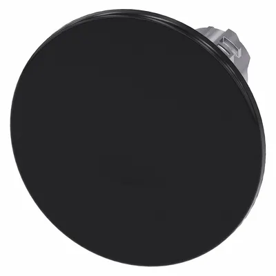 Siemens Mushroom Head Push Button: Black, 22 mm Mounting Size, Metallic - Mushroom-Head Push-Button Operators