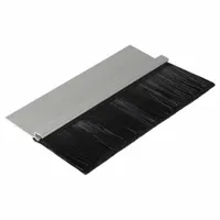 AMERICAN GARAGE DOOR SUPPLY 2" Brush Weatherseal with 2" Straight Holder, 10 ft. Overall Length (MPN BNS22-10)