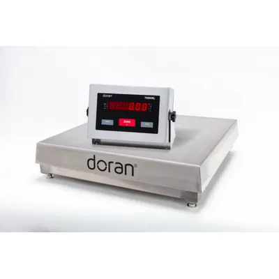 DORAN 7250XL/18S Bench Scale with Remote Indicator, 18x18 in, 250 lb, IP69K - Bench Scales with Remote Indicator