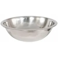 CRESTWARE Mixing Bowl: 1.5 qt Capacity, Stainless Steel, 7 7/8 in Outside Dia, Silver (MPN MB01)