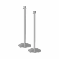 Satin Stainless Steel Post, PK 2: Urn, 39 1/2 in Post Ht, Stainless Steel, Stainless Steel, Tapered (MPN CPHD40S-SS-2PK)