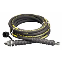 Hydraulic Hose Assembly: 3/8 in ID, CH604 x NPTF, 20 ft Lg, Black, 3/8 in x 3/8 in Fitting Size (MPN HC9320)