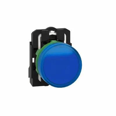 SCHNEIDER Pilot Light: 22 mm Panel Mounting Size, Blue, LED - LED Pilot-Lights
