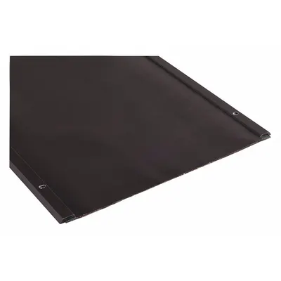 NATIONAL GUARD Door Astragal, 10 in Wd, 3/16 in Ht, 7 ft Lg, Aluminum/Neoprene - Door Astragals