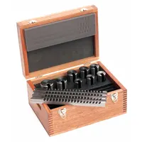 This 4-piece keyway broach set includes high-speed steel broaches ranging from 5/16 in to 1/2 in. Used for cutting internal keyways in gears, pulleys, and hubs for power transmission assemblies