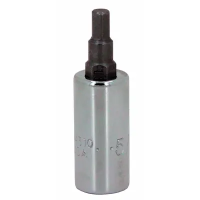 SK PROFESSIONAL TOOLS Socket Bit: 1/4 in Drive Size, Hex Tip, 4 mm Tip Size, 3 in Overall Lg - Hex Bit Sockets