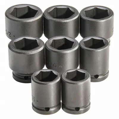 PROTO Impact Socket Set: 3/4 in Drive Size, Small Set (0-50 pieces) Set Size - SAE Impact Socket Sets