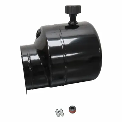 STONE Reservoir Tank: 1 gal Reservoir Capacity, Round, Steel, 170 mm Overall Lg - Hydraulic Power Unit Reservoirs