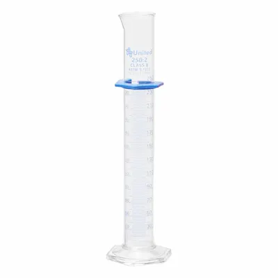 UNITED SCIENTIFIC SUPPLIES Class B Glass Graduated Cylinder - Class B Glass Graduated Cylinders