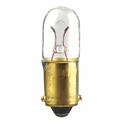 BA9s Miniature Bayonet Base Lamp, T3-1/4 Tubular, 36V, White, 1822