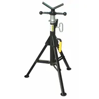 SUMNER V-Head Pipe Stand: V Head, 2,500 lb Max Load Capacity, Folding Leg, 24 in Pipe Size Range (MPN 3900)