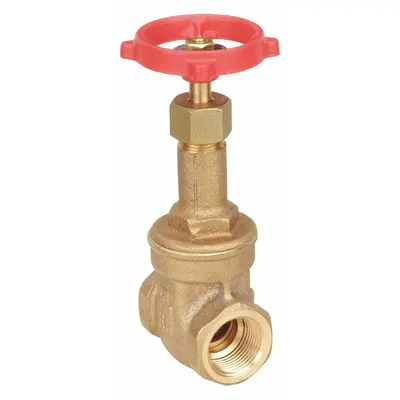 MILWAUKEE VALVE Gate Valve: 1 1/2 in, Bronze, Rising, FNPT x FNPT - Rising Stem Bronze General Purpose Gate Valves