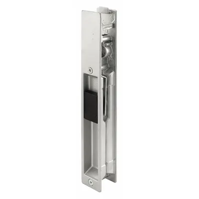 PRIME-LINE Sliding Door Lock: 1 1/4 in Lg, 1 1/4 in Wd - Recessed Handles for Sliding Doors