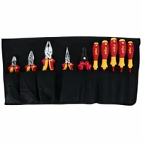 WIHA Insulated Tool Kit: Insulated, 10 Total Pcs, Tool Roll (MPN 32867)