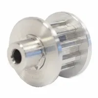 DAYTON Timing Pulley: Trapezoidal, Plain, For T5 Timing Belt Section, For 10 mm Belt Wd, 10 Teeth (MPN 21T5/10-2)