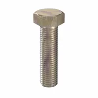 Metric hex head cap screw, M16 thread, 60 mm length, fully threaded. Class 10.9 steel with zinc yellow finish. Meets DIN 961 dimensional and ISO 898 material standards. Supplied in a 25-pack. Used for bolting applications requiring high tensile strength