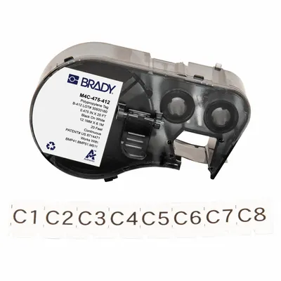 BRADY M4C-475-412 Combined Label and Ribbon Cartridge - Brady Thermal Transfer Continuous Label Roll Cartridges