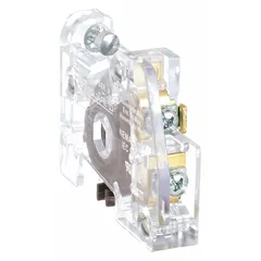 Normally open (1NO) auxiliary contact rated 10 A AC. J1 frame size. For use with SQUARE D 8903S series lighting contactors in industrial and commercial lighting control systems.