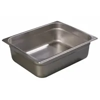 CARLISLE Food Pan: Half Size, Rectangular, 24 ga Gauge, 8.3 qt Capacity, NSF Certified (MPN 607124)