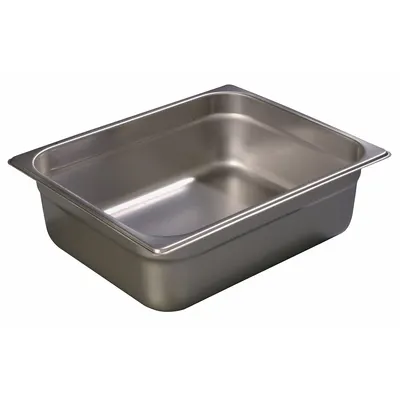 CARLISLE Food Pan: Half Size, Rectangular, 24 ga Gauge, 8.3 qt Capacity - Steam Table Pans