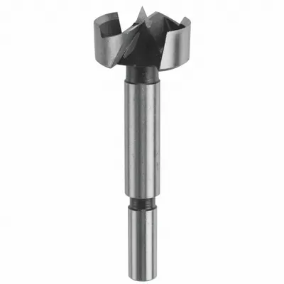 BOSCH Forstner Drill Bit: 1 1/8 in Drill Bit Size, 4 in Overall Lg - Carbon Steel Forstner Drill Bits