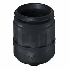 Protective boot accessory for LEVITON locking plug connectors. Shields the plug from dust, moisture, and impact in industrial environments, helping extend connector life in factories, workshops, and outdoor power distribution setups.