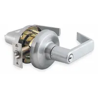 DORMAKABA Door Lockset: Office Lever Locksets, Chrome, ADA Compliant, SFIC (MPN QCL150E626S4478SSCKD)