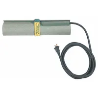 PVC pipe blanket for heating pipes prior to bending or forming. Accommodates pipe sizes from 3-1/2 in to 4 in. Includes a 5 ft power cord. Operates on 120 V AC