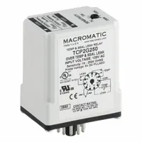 MACROMATIC Seal/Temp Relay: Socket Mounted, 7 A Current Rating, 120V AC, Single Channel Channels (MPN TCP2G250-G)