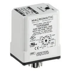 Socket-mounted relay rated for 7 A at 120V AC, with single-channel configuration. Suitable for seal-in or temperature-switching functions in industrial control panels, HVAC, process control, and automation systems.