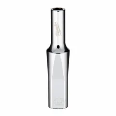 This 6-point deep hand socket features a 1/4 in drive and 9/16 in socket size. Constructed from chrome, its anti-roll design prevents the tool from rolling on sloped surfaces, enhancing safety during fastening tasks. Suitable for general maintenance and assembly applications.