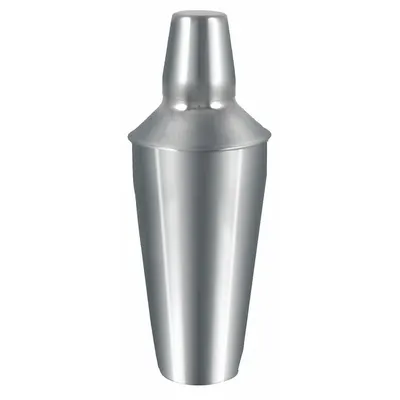 ITI Cobbler Shaker: 28 fl oz Capacity, 10 1/2 in Overall Ht, 3 Pieces, Stainless Steel - Furnishings, Appliances and Hospitality