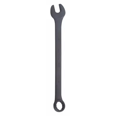 WESTWARD Combination Wrench: Alloy Steel, Black Oxide, 1 7/8 in Head Size - SAE 12-Point Combination Wrenches