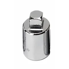 This 3/8" drive hand socket is designed for tightening or loosening male pipe plugs in SAE applications. The 3/16 in socket size accommodates standard male pipe plugs. Chrome finish provides corrosion resistance. Not tether capable.