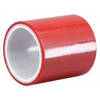 Single-sided polypropylene film tape with acrylic adhesive, 3 mil thick, 5 yd length. Red color. Used for seaming and sealing housewrap in construction and sheathing applications. Suitable for indoor/outdoor use