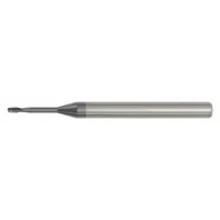 WIDIA HANITA Square End Mill: Carbide, TiAlN Coated, 2 Flute, 2.5 mm Mill Dia, 3.7 mm LOC, 50 mm OAL (MPN 7N2202501RJ)
