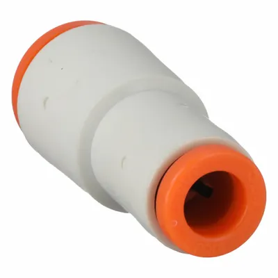 SMC KQ2H05-07A Push-to-Connect Tube Fitting, Brass, 3/16 in OD x 1/4 in OD - Polybutylene & Brass Tube Fittings
