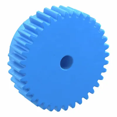 KHK GEARS Metric Spur Gear, Module 1.5, 36 Teeth, 8 mm Bore, Nylon MC901, JIS N9 - Metric Spur Gears with Standard Hub