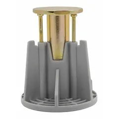 Wet set wood form anchors for embedding threaded rods in concrete during formwork construction. Made of gray steel with a 2 in body length and 1/2"-13 thread size. Supplied in a 100-pack.