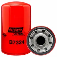 Spin-on oil filter for Isuzu and JCB engines. Features cellulose media and a 14 psid bypass valve. Thread size 1 1/2"-12, overall height 8 1/8 in. Used in construction and industrial equipment to remove contaminants from engine oil