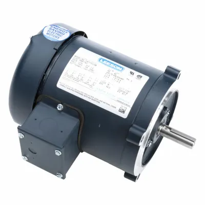 LEESON General Purpose Motors: C-Face Mount, Totally Enclosed Air-Over, 1/3 hp - C-Face 3-Phase General Purpose AC Motors