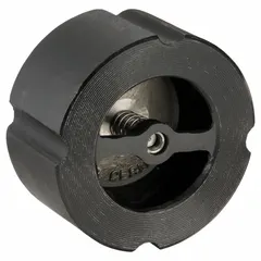 Cast iron wafer disc check valve with inline valve body for 3-inch pipe size. Installs between flanges to prevent backflow in piping systems. Suitable for use in water, wastewater, HVAC, and industrial process lines.