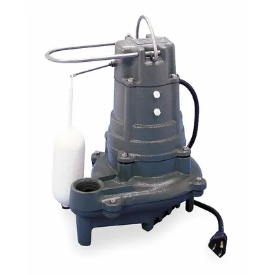ZOELLER Submersible Sump Pump: 1/2 hp, 115V AC, 79 gpm Flow Rate @ 10' of Head - General Purpose Submersible Sump Pumps
