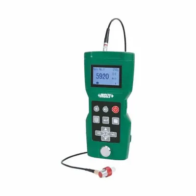 INSIZE Ultrasonic Thickness Gauge: Couplant/Transducer (ISU-P06)/USB Cable, Not Certified - Standard Ultrasonic Thickness Gauges