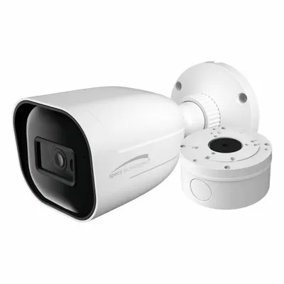 SPECO TECHNOLOGIES Camera: Bullet, Fixed, 2.8 mm Max Focal Lg, 4MP, RJ45 - Varifocal Network IP Video Cameras